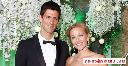 Новак Джокович и Елена Ристич снялись в свадебных нарядах для журнала «Hello!»