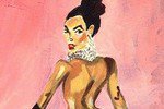 Датский художник нарисовал портрет Ким Кардашьян…половым органом!